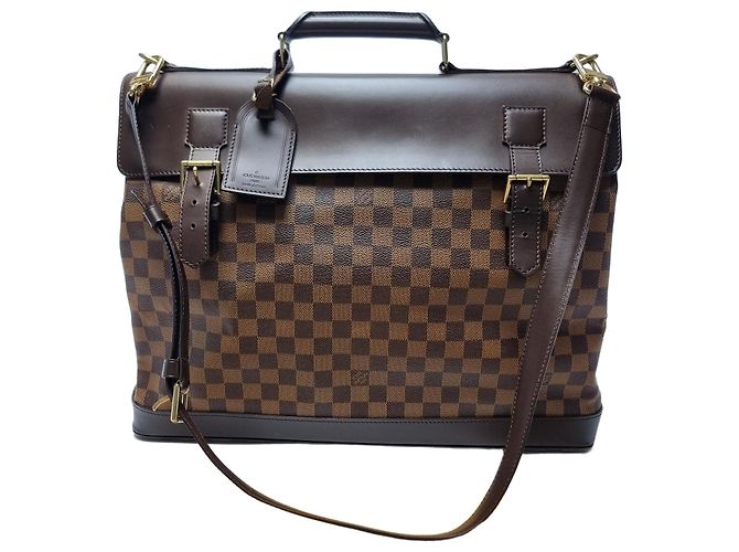 Louis Vuitton Borsa Boston Damier West End PM Borsa da viaggio Marrone