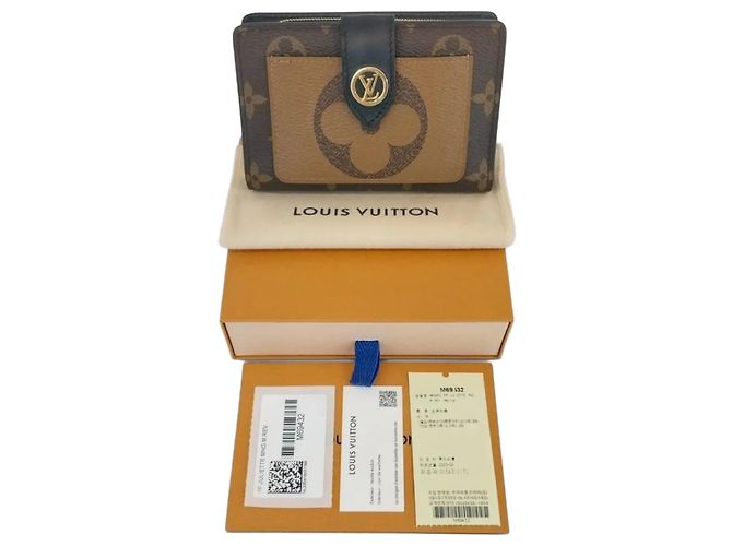 Louis Vuitton Carteira de moedas Juliet Marrom