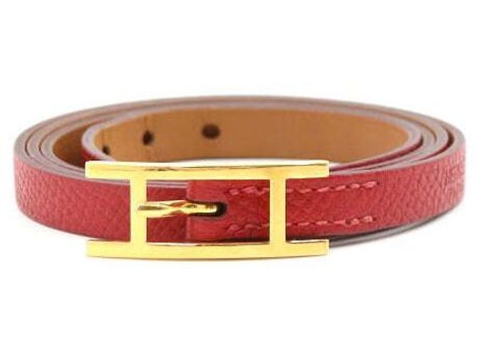 Hermès Double Tour Armband Rot 