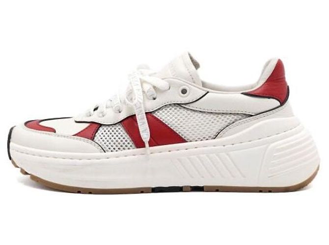 Bottega Veneta Speedster Mesh Low-Top Damen-Sneaker Rot