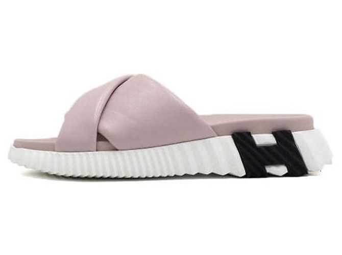 Hermès Sandali e Ciabatte Infra Rosa da Donna