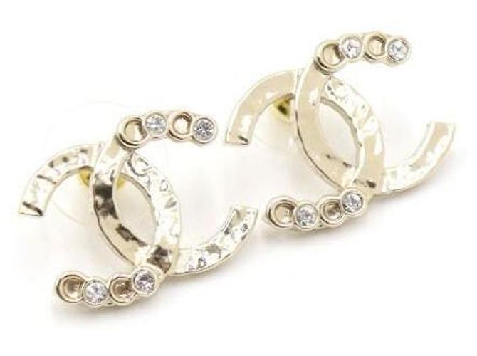 Chanel Orecchini CC Logo con strass Multicolore 