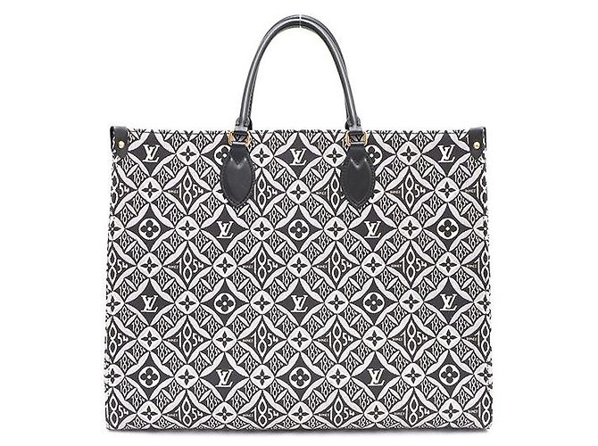 Louis Vuitton Bolsa Tote e Bolsa de Ombro OnTheGo GM Branco