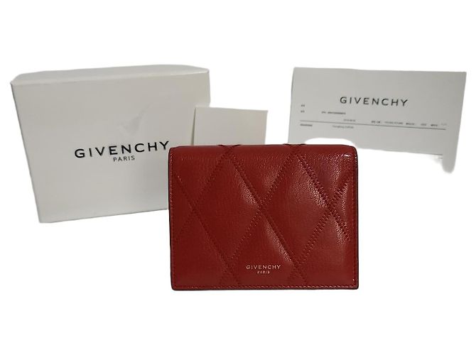 Givenchy Cartera Logo para Mujer Roja OS
