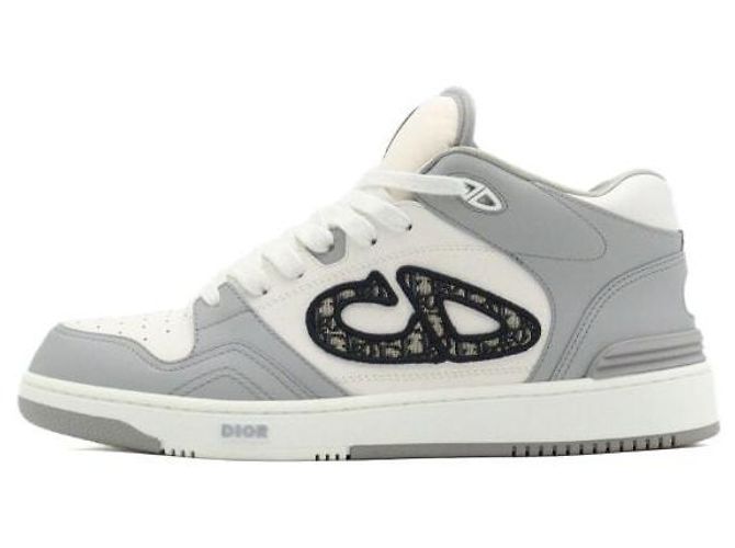 Dior Sneakers mid-top da uomo Oblique Grey Marrone