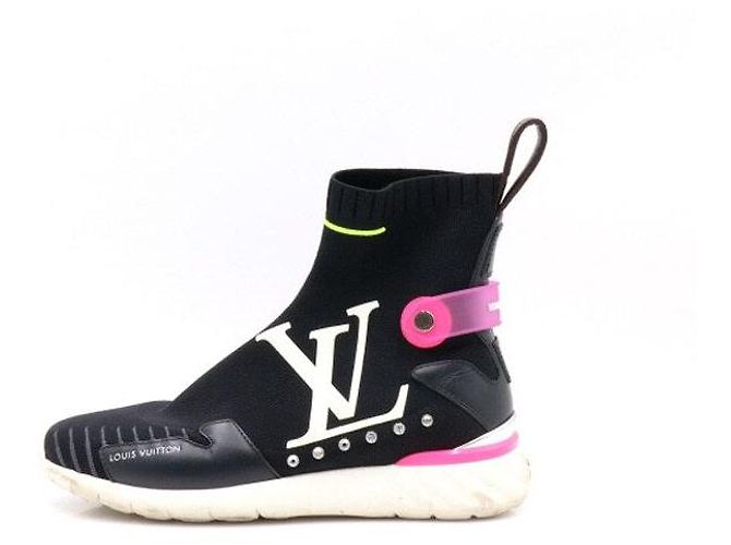 Louis Vuitton After Game Monogram Socks Runner Damen-Sneaker Schwarz
