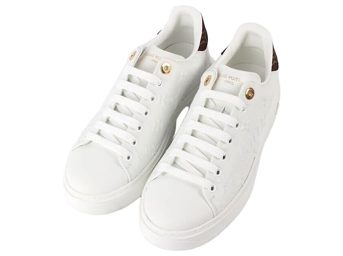 Louis Vuitton Monogram Timeout Sneaker Weiß 