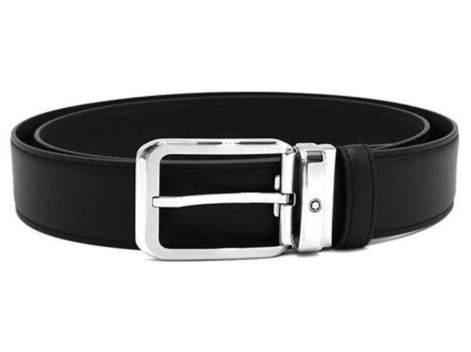 Montblanc Ceinture en cuir noir