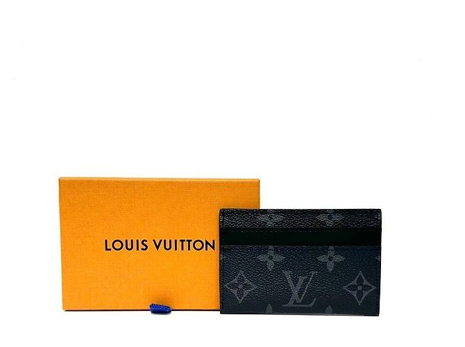 Louis Vuitton Monogram Eclipse Card Holder Black