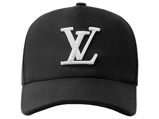 Louis Vuitton Trucker Cap Größe Schwarz Tuch