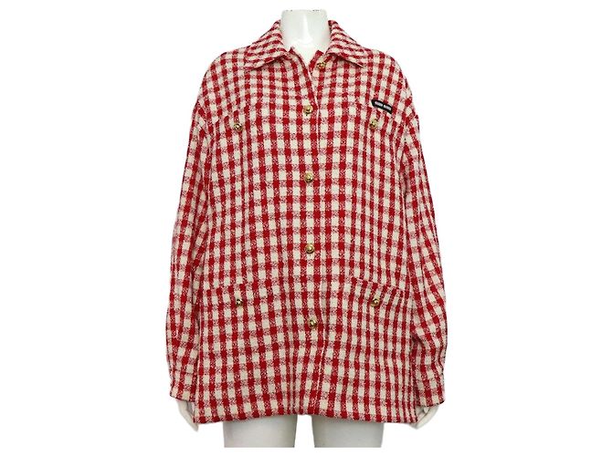 Miu Miu Check Tweed Women's Jacket