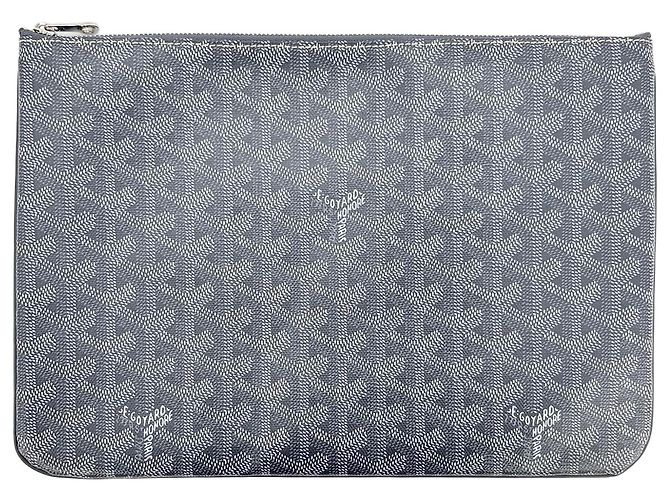 Goyard Sena MM Clutch Braun