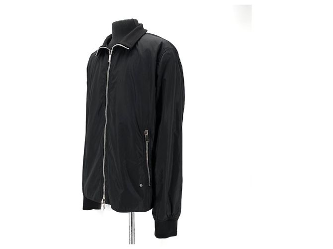 Dior Men's Technical Bomber Windbreaker Jacket Black