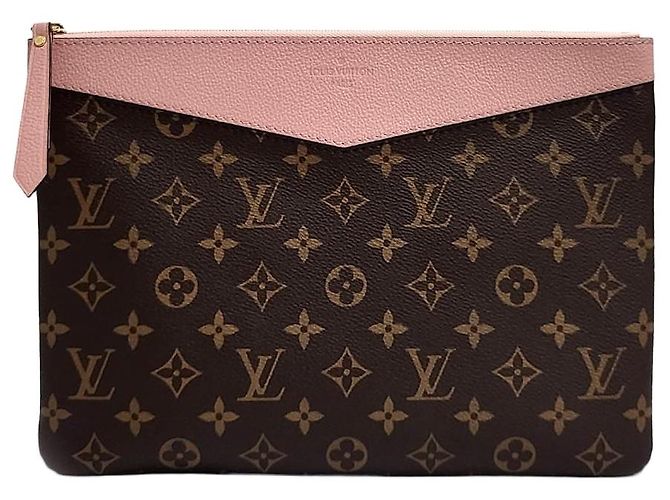 Louis Vuitton Clutch Daily en Canvas Monogram Rosa
