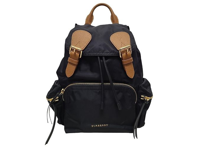 Burberry Technical Nylon Rucksack Backpack Medium Black