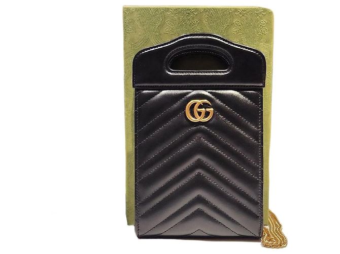 Gucci Bolsa de mão e de ombro Marmont Matelassé Top Handle Multicor