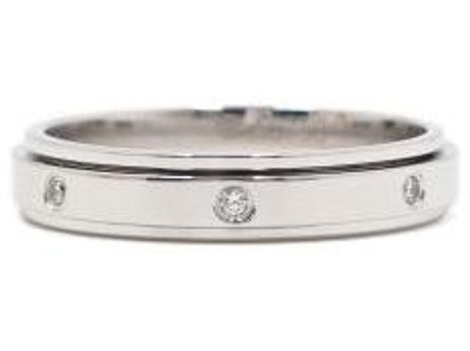 Piaget Aliança de ouro branco e diamantes
