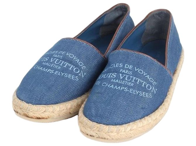 Louis Vuitton Sunrise Canvas Espadrilles Blue
