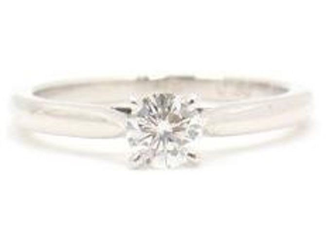 Cartier Platin Solitär Diamant Ehering Größe Silber