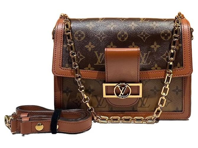 Louis Vuitton Monogram Reverse Dolphin MM Schultertasche Mehrfarben 