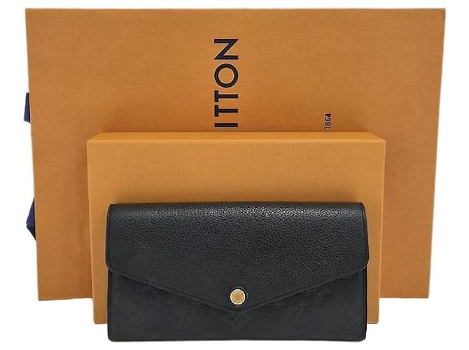 Louis Vuitton Monogram Empreinte Black Sarah Wallet Long Wallet Multiple colors