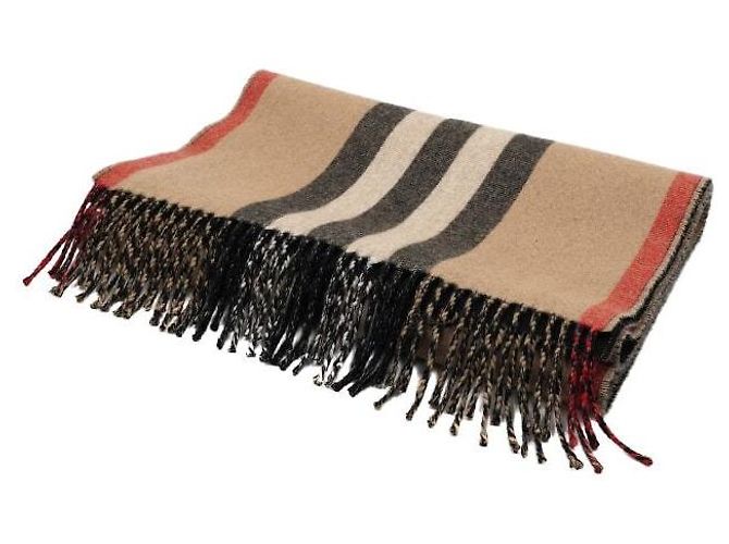 Burberry Cachecol de cashmere xadrez Multicor