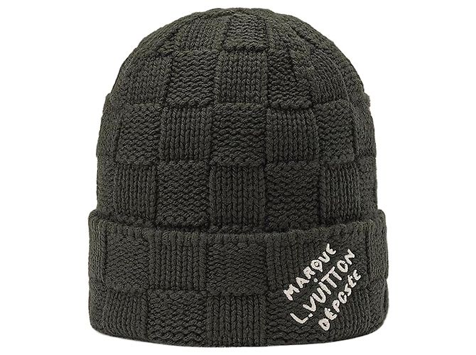 Louis Vuitton Gorro Snug Damier Forest Night Verde