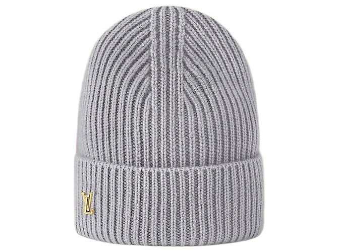 Louis Vuitton Gorro Spark Cinza Marrom