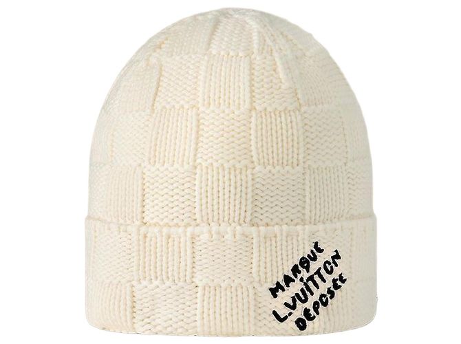 Louis Vuitton Berretto Snug Damier Off White Bianco