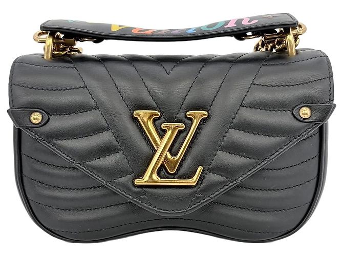 Louis Vuitton Bolso de hombro con cadena New Wave PM Negro