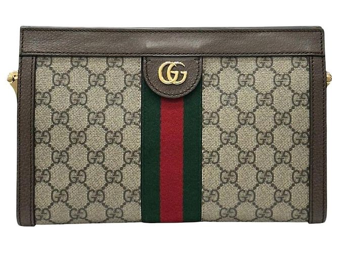 Gucci Borsa a tracolla Ophidia GG Piccola Marrone