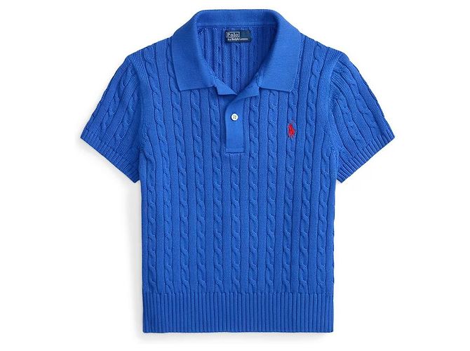 Ralph Lauren Kurzarmhemd Blau Größe 