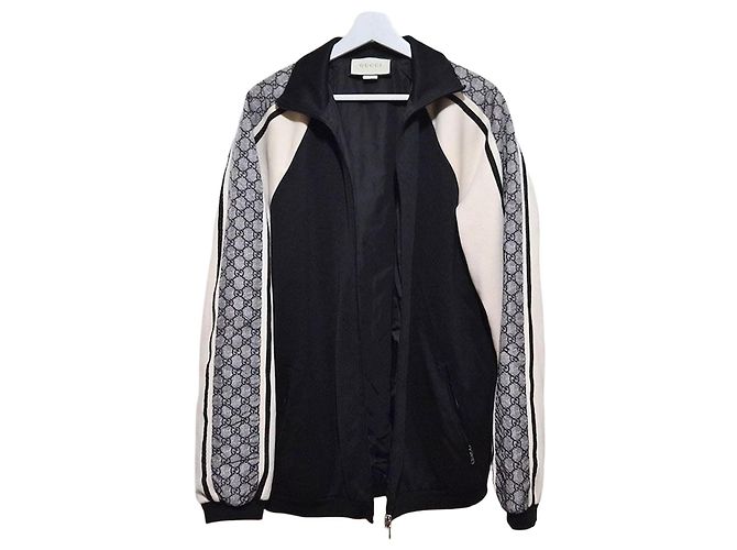 Gucci Chaqueta de jersey técnico oversized Negro