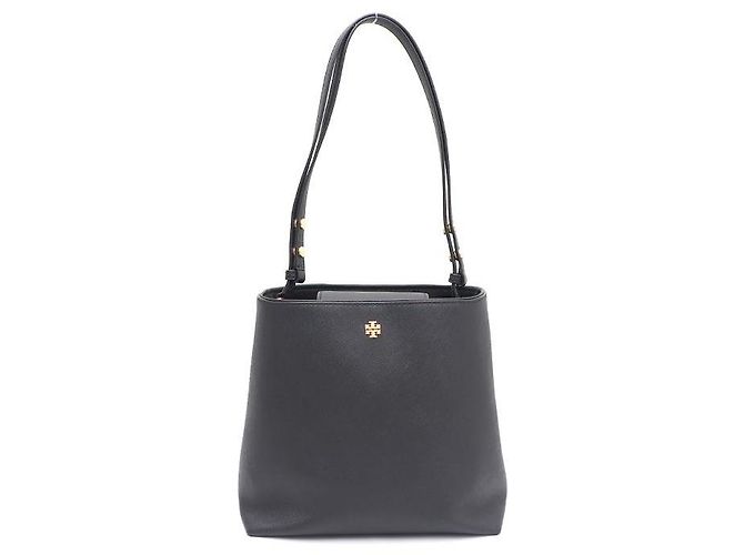 Tory Burch Borsa a secchiello e borsa a tracolla Emerson Nero 
