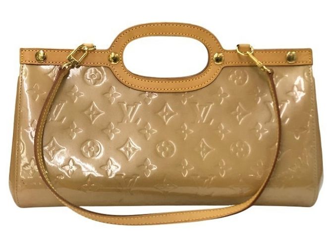 Bolsa Louis Vuitton Vernis Roxbury Drive Bege