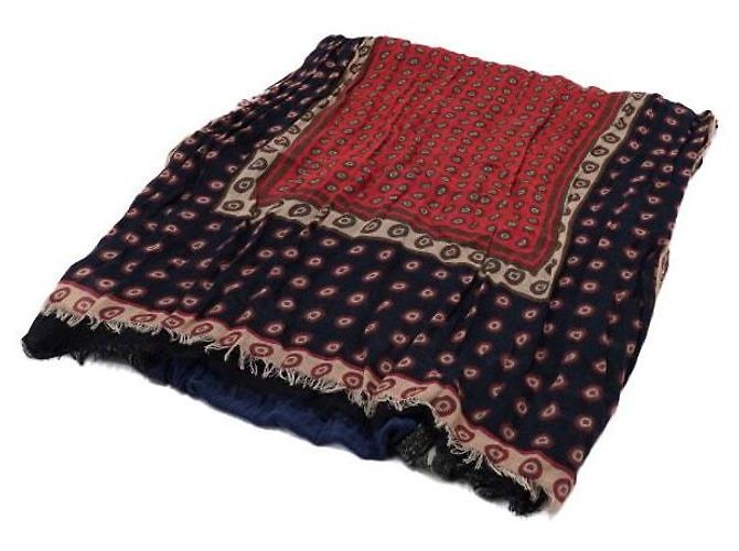 Dolce & Gabbana Sciarpa multicolore in misto seta da donna Rosso 