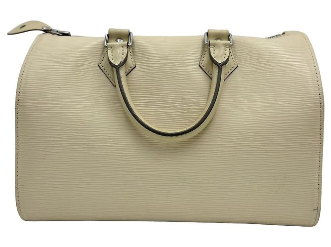 Louis Vuitton Sac cabas Speedy Epi White Blanc