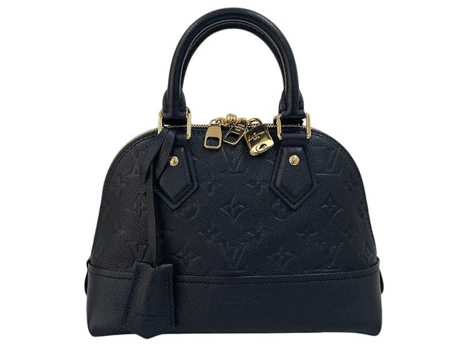 Louis Vuitton Bolsa Tote Monogram Empreinte Neo Alma BB Bolsa de Ombro Preto