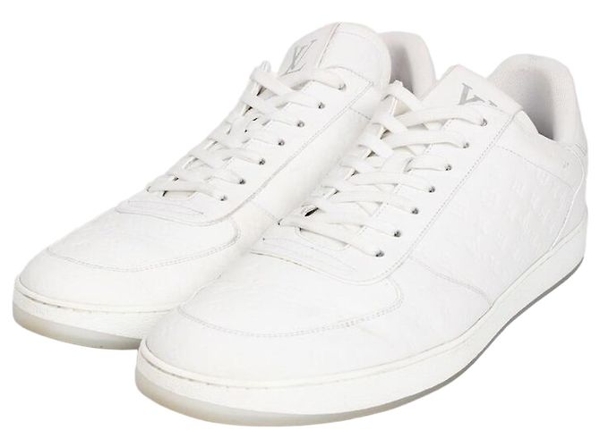 Louis Vuitton Monogram Rivoli Sneakers White