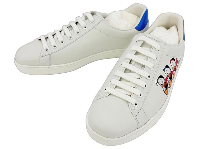 Gucci Baskets Ace Donald Duck Blanc