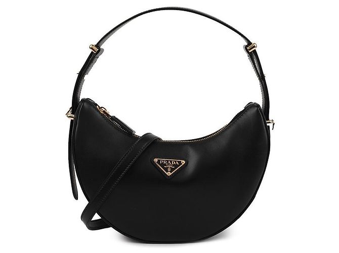 Prada Mini borsa a tracolla in pelle Nero