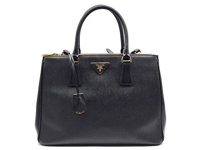 Prada Saffiano Lux Galleria Large Noir