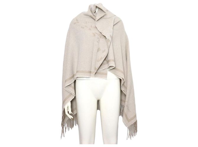 Cartier Estola, cachecol e lenço de cashmere Branco