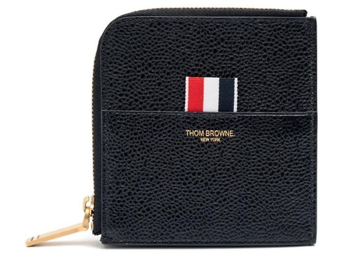 Thom Browne Grain Zip Around Wallet