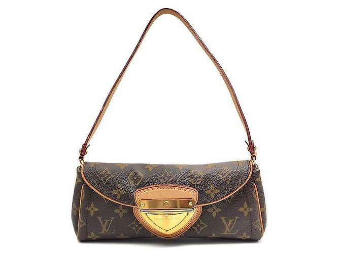 Louis Vuitton Monogram Beverly Clutch Braun