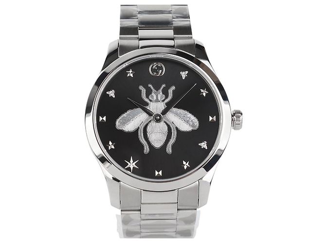Gucci Orologio G-Timeless Bee quadrante nero da uomo