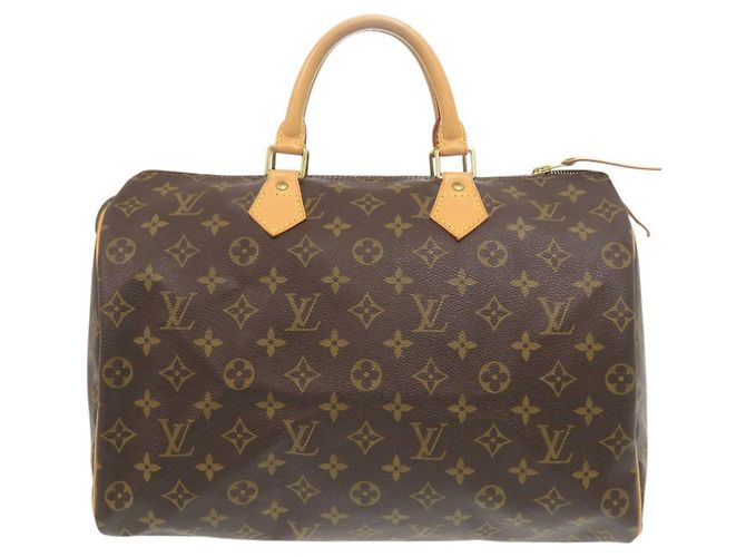 Louis Vuitton Speedy 35 Monogram Handtasche Braun