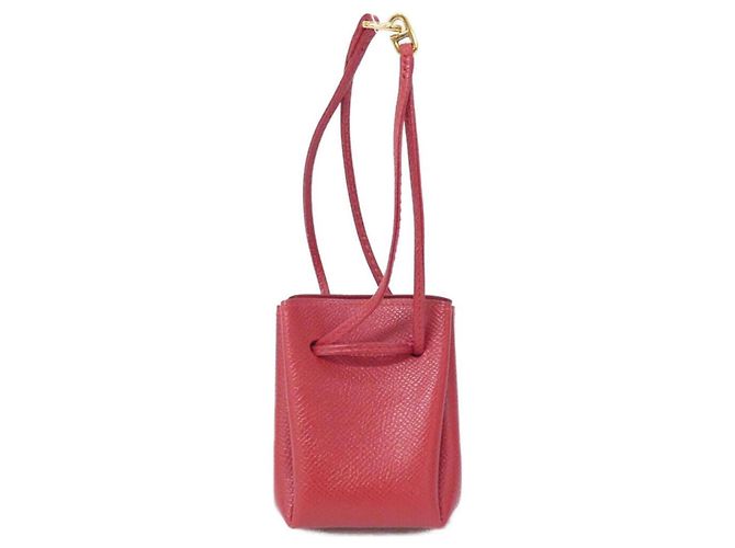 Hermès Hermes Vespa 032784CC Handtasche Pouch Rot