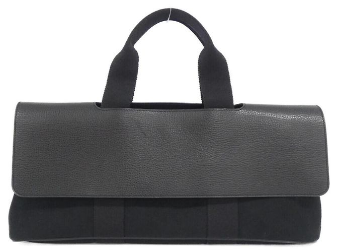 Hermès Hermes Valparaiso Long MM Handtasche Schwarz
