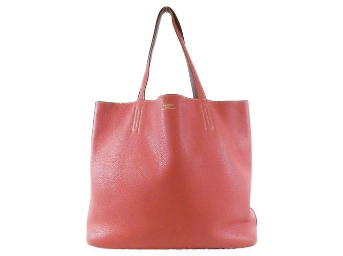 Hermès Borsa Hermes Double Sens Rosso 